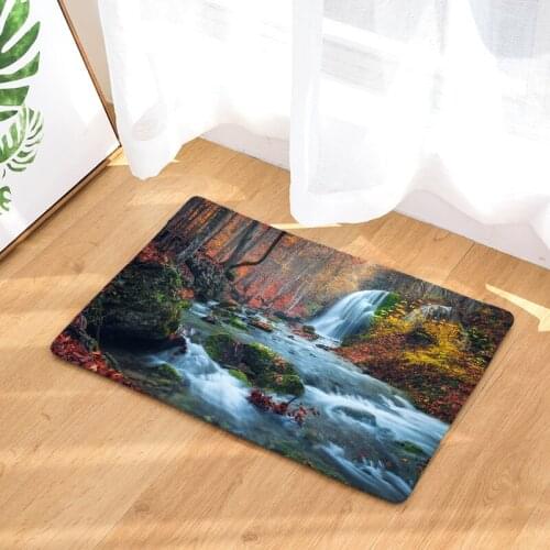 Landscapes Floor Mats Living Rooms Anti-slip Carpet for Bedroom Kitchen Bathroom Rug Welcome Mats for Front Door