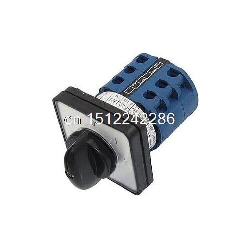 Ith 30A 5 Position 12 Terminals Rotary Cam Combination Switch
