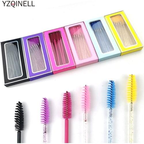 150pcs Disposable Eyelash Brushes Eyebrow Bursh Set Mascara Wands Applicator Wholsael Makeup Tools Drop Shiping