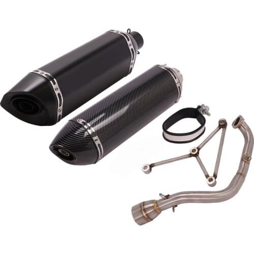 For Kymco vjr100 110 Front Link Pipe Header Tube Connect Section Slip On 51mm Exhaust Pipe Muffler Tips DB Killer Motorcycle