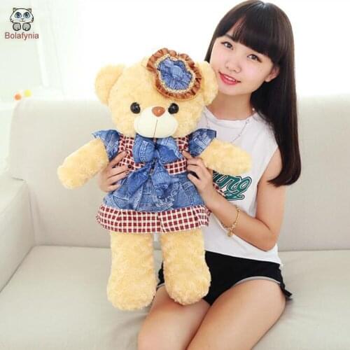 BOLAFYNIA bear doll teddy bear children plush stuffed toy baby kids toy for Christmas Valentines Day gift