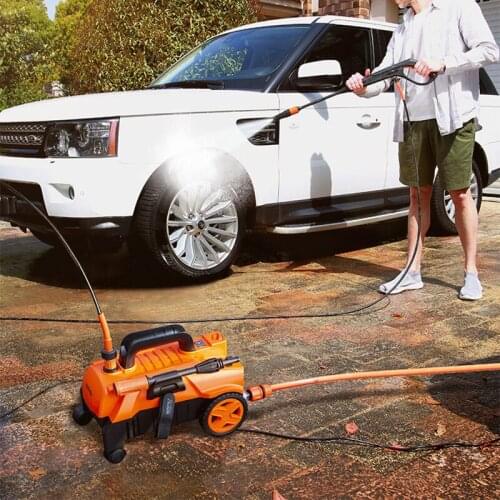 1400W portable high pressure water gun household car washing machine foam 220V high power washing machine car washing