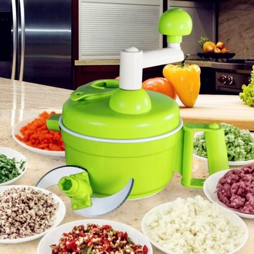 Manual meat grinderhousehold hand grinding manually broken vegetable cutter food cooking device package dumplings machine