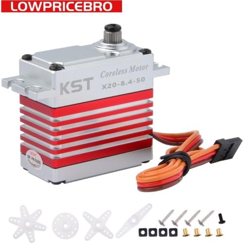 KST X20-8.4-50 8V 45kg 0.09 sec Standard or 180 Degree Servo Motor for Drone UAV RC Car Robot Arm Boat Helicopter Airplane