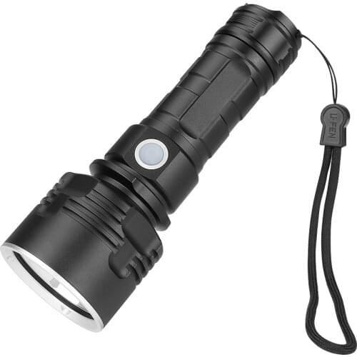 LED Flashlight Torch USB Rechargeable LED Work Light Waterproof For Outdoor Camping Car Repair Lamp