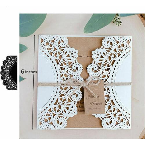 Die Cuts Lace Border Metal Cutting Dies Scrapbooking Embossing Paper Card Craft