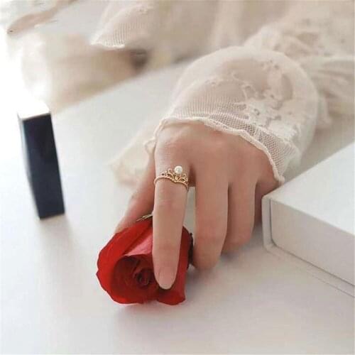 Wholesale Classic 925 Silver Ring Accessories Settings Adjustable Blank Pearl Ring Setting Base For Women Diy Jewelry Making