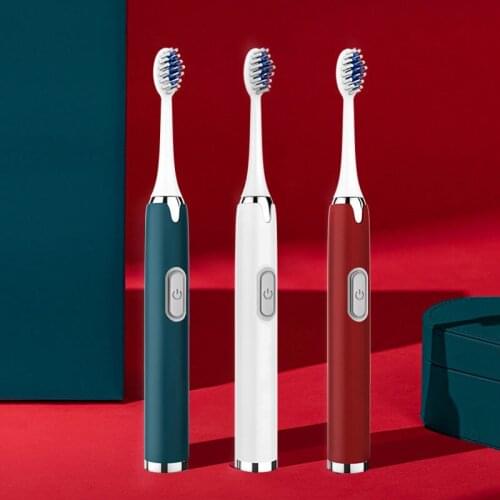 Sonic Electric Toothbrush Adult Soft Bristle Fully Automatic Male Womens Battery Waterproof Mute Whitening Teeth Brush