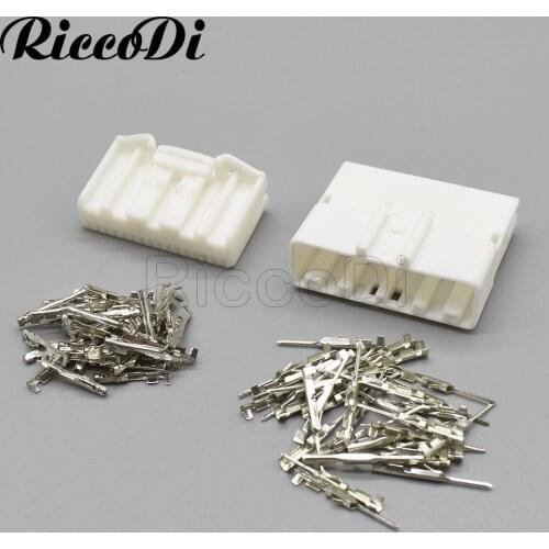 1-20 Sets 32 Pin Way Female Male Auto Electric Housing Plug Wiring Cable Unsealed Connector For Car 1473799-1 1318747-1