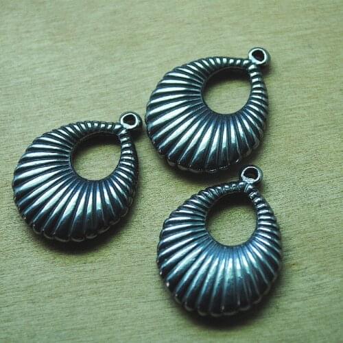 10PCS New Stainless Steel Pendants 25x20MM For Fashion Women Earring Making Accessories Drops DO DIY Findings