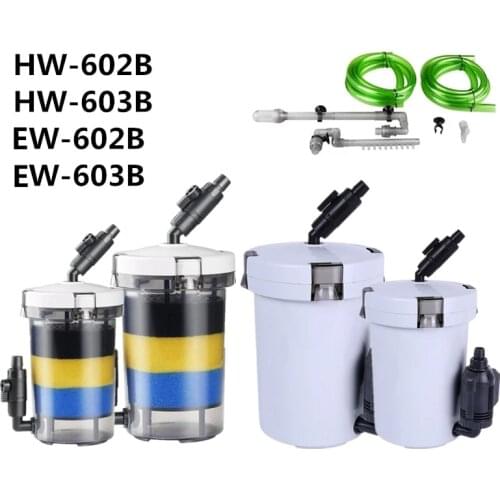220-240V SunSun Aquarium Filter Barrel Pre-filter Biochemical HW602B/603B LW602B/603B External Fish Tank Bucket Sponge Filter