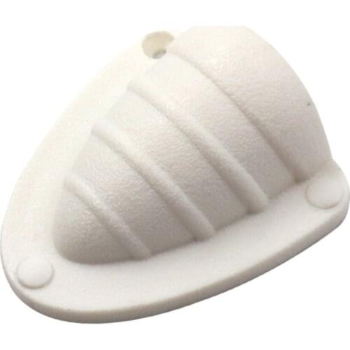 White Nylon Vent/Wire Cover Clam Vent for Boat (70 x 75 x 30mm)
