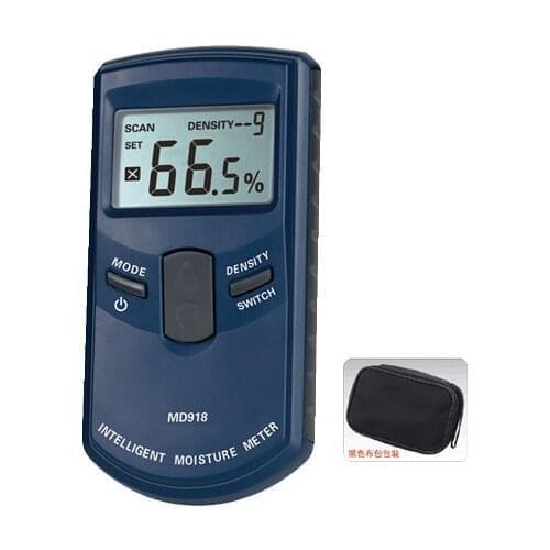 Digital wood moisture meter wood Humidity Meter Damp Detector Tester Paper moisture meter wall moisture analyzer MD918 4~80