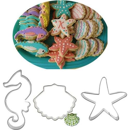 12pcs/set Stainless Steel Cookie Biscuit DIY Mold Star Heart Round Flower Shape Cutter Baking for Mould Baking Accessories tool