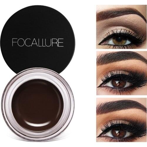 Eyebrow Gel Cosmetics Enhancers With Brush Waterproof Long Lasting Brown Shade Professional Female Makeup For Eyebrows