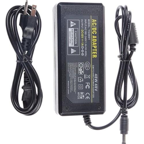 AC DC Power Supply 48V 3A 2A 1A Adapter Charger Transformer For LED Strip Light CCTV Camera