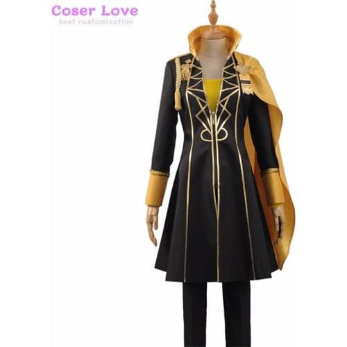 Fire Emblem: ThreeHouses Claude von Riegan coat trousers suit Cosplay costume Halloween Christmas Costume