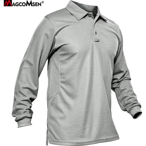 Мужские поло с длинным рукавом MAGCOMSEN China At AliExpress