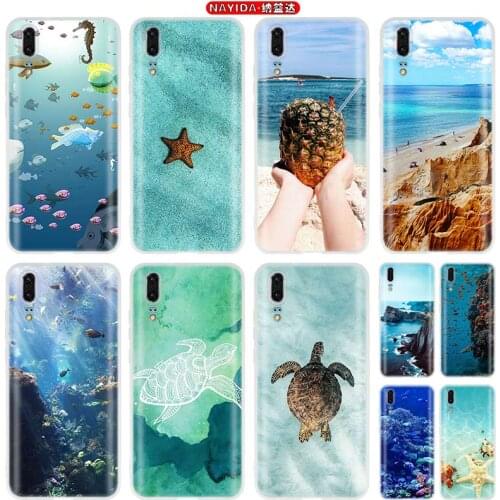 Soft Silicone Case For Huawei P40 P30 P20 P10 Lite E Pro Plus P Smart Z 2019 2020 Coque Protect the marine environment