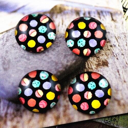 New Fashion 20pcs 12mm Handmade Photo Glass Cabochons (E7-59)