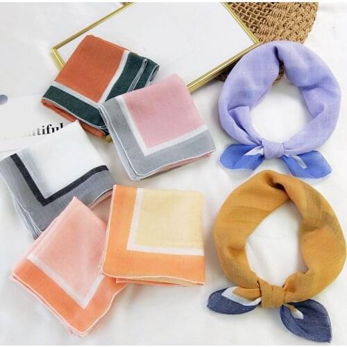 2021 New Leopard Print Small Square Satin Scarf for Hair Neckerchief Bag Scarf Bandanas for Women Foulard Cheveux Femme