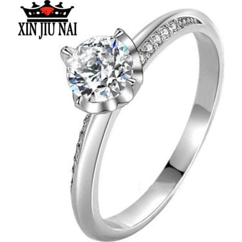 925 Sterling Silver New Products Wedding Bride Elegant Ring Anniversary Holiday Engagement Jewellery diamond rings for women