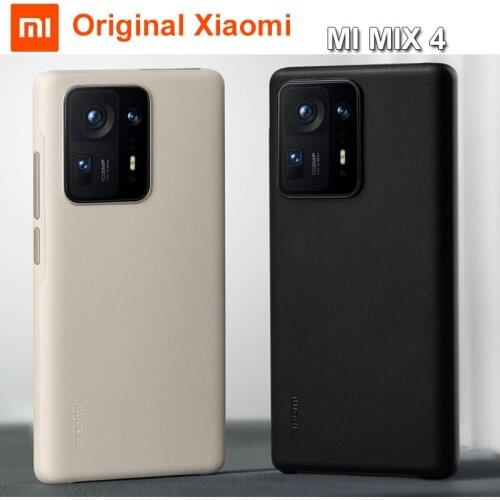 Original Xiaomi Mi Mix 4 Case Leather Cover For Xiaomi Mi Mix 4 Mix4 Phone Cases frosted shield Matte Back PU Cover