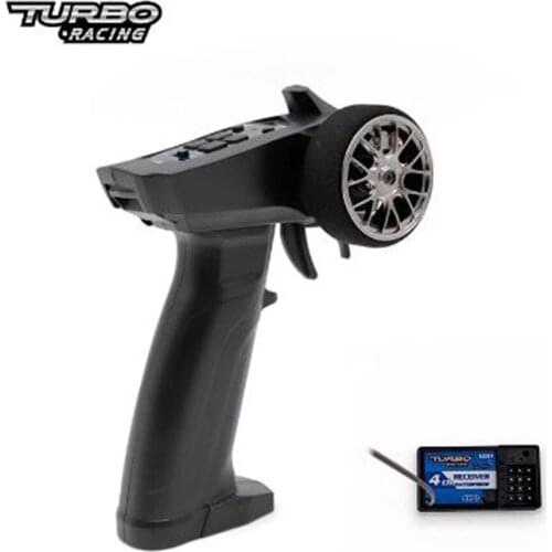 P30 Turbo Racing 91803G-VT 2.4G 3CH Radio Transmitter Remote Controller with Receiver For RC Car Boat For WPL MN WLTOYS HSP SCX1