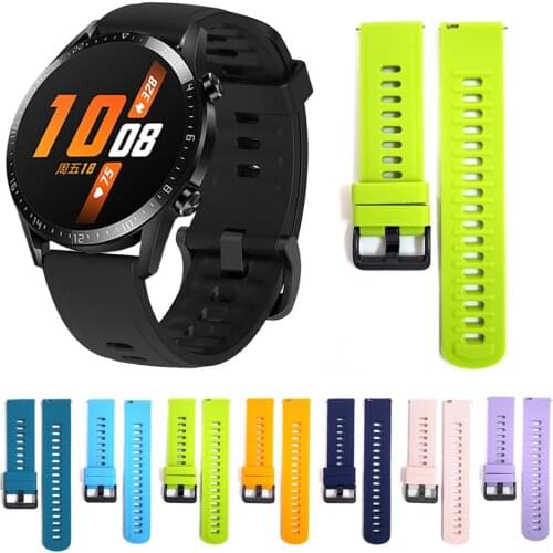 Watchband For HUAWEI WATCH GT 2 46mm 42mm Silicone Wrist Strap Band For HONOR Magic / GT2 Sport/Classic/Elite Edition Bracelet