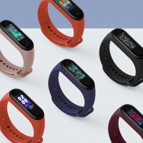 Colors Strap For Mi Band 4 3 Silicone Wristband Bracelet Replacement Bracelet For Xiaomi Band 4 3 Strap For Amazfit Band 4