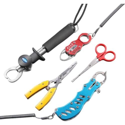 Chuangwei Fishing Accessories Grip and Pliers Wire Cutting Lure Multifunctional Hook Remover Stainless Steel
