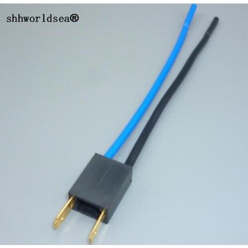Shhworldsea 1/2/5/10/100pcs Replacement H7 2 Pins Headlight Repair Bulb Holder Connector Plug Wire Socket Adapter