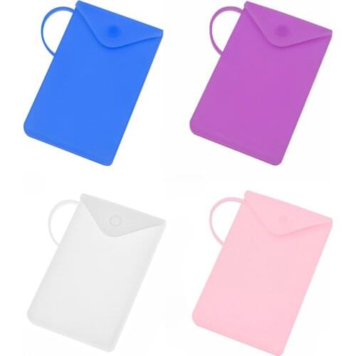 Silicone Face Mask Storage Case Multifunctional Case Carrying Box for School Office Home Travel Mouth Cover Organizer