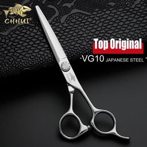 Vg10 Japanese Steel 6.0 Inch Barber Scissors Hair Scissor Professional High Quality Hairdressing Scissors Cutting Salon Shears