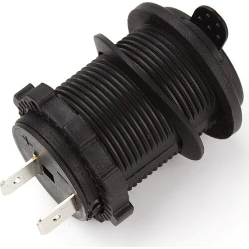 Heat Resisting Plastic Car Accesories Power Socket Car Cigarette Lighter Plug DC 12V 24V Motorcycle 100% Pure Copper Waterproof