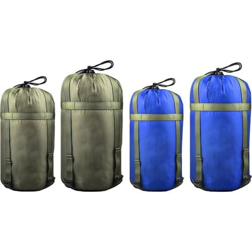 Outdoor Camping Warm Sleeping Bag Convenient Lightweight Compression Stuff Sack Hammock Storage Bags For Travel drift Hiking