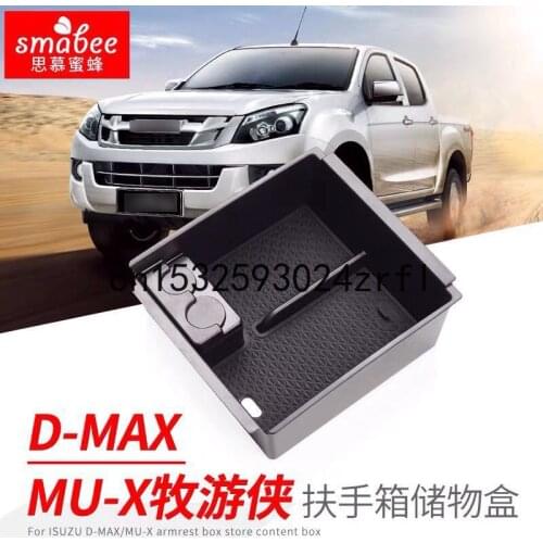For Isuzu mu-x d-max Car storage box interior modification center control armrest box storage decoration