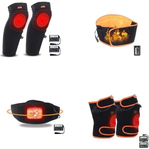 Winter Thermal Equipment Man Outdoor Sports Rechargeable Neck /Waist Protection Warm Equipment Washable Adult Winter Knee Pads