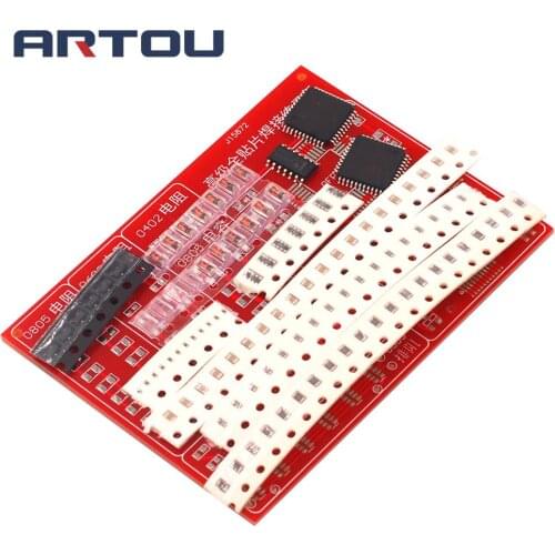 2014 Enhanced SMD Soldering Practice Board 9 Major Components 110 Only Add 0402 DIY Kit