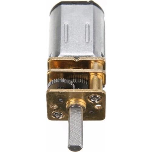 6V Metal Gear Motor Mini Metal N20 3mm Shaft Dia Gear Motor With Gearwheel Model DC 6V 200RPM Gear Motor For DIY Electric Motor