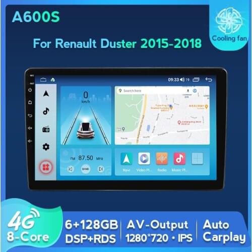 6G+128G 4G LTE Android 11 DSP RDS Car Radio Auto Multimedia DVD Player For Renault Duster 2015-2018 GPS Navigation Auto carplay