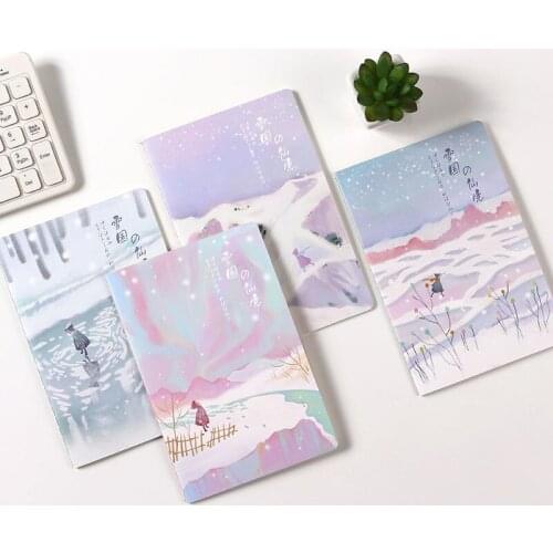 Car Line Book Cartoon Notebook Simple Line-mounted Notebook Creative Notepad Good-looking Notebook Student Stitching Book
