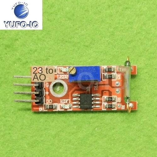 Free Ship 1PCS UNO R3 Dry Spring Tube Transducer Module Magnetic Induction Large Magnetic Spring Module KY-025