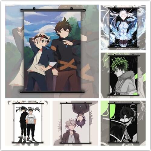 Black Clover Anime Manga HD Print Wall Poster Scroll