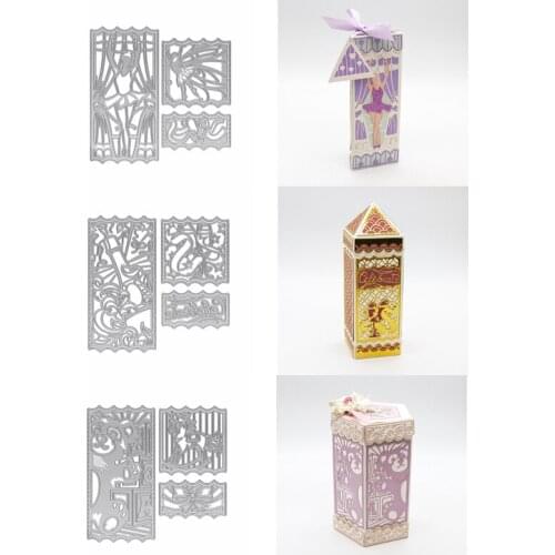 Flower Fairy Wine Bear Lace Die Cut DIY Card Album Embossing Template Scrapbooking Stencil Crafts New Dies 2019