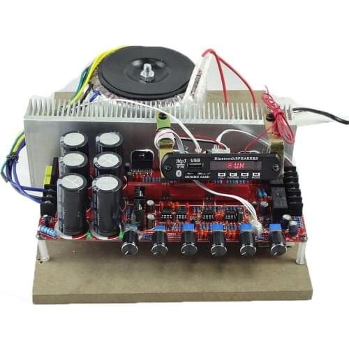 High-power home amplifier 2.1 channel amplifier heavy bass hifi amplifier ILM3886 fever Bluetooth amplifier