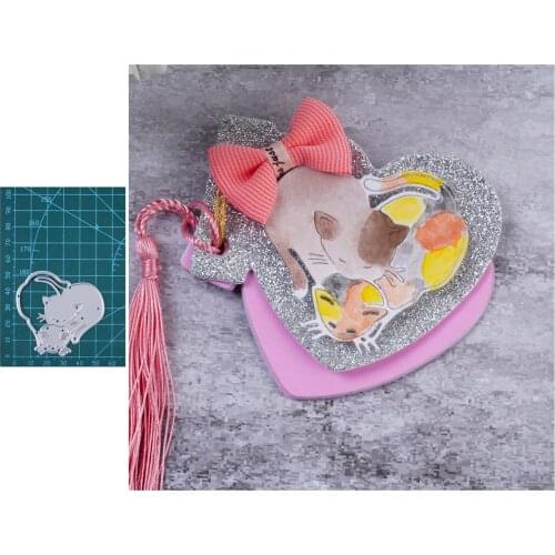 InLoveArts Animal Cat Metal Cutting Dies Cut Mold Decoration Scrapbook Paper Craft Knife Mould Blade Punch Stencils DIY New 2021