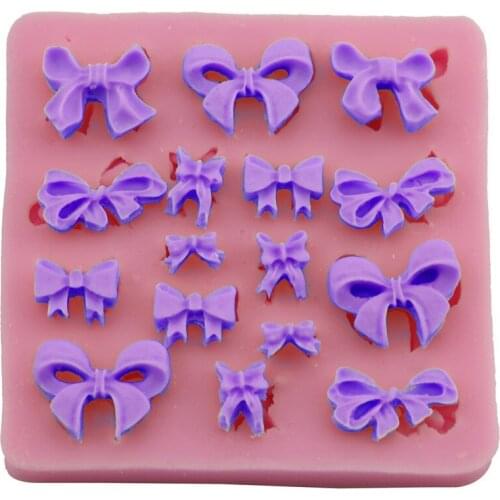 Beautiful Bow Silicone Mold Fondant Mould Cake Decorating Tools Chocolate Gumpaste Molds, Sugarcraft, Kitchen Accessories