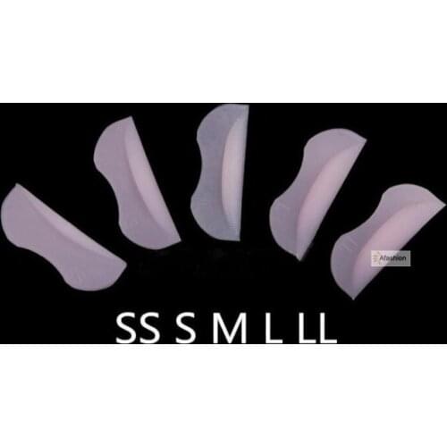 5pairs Magic Silicone Eyelash Perming Shield Pad Reuse Curler Curling False Fake Eye Lashes Extension Root Lifting Tools