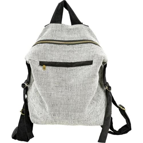 Womens New Style Contrast Color Ribbon Backpack Womens Free Form- Style Casual School Bag Trend Backpack